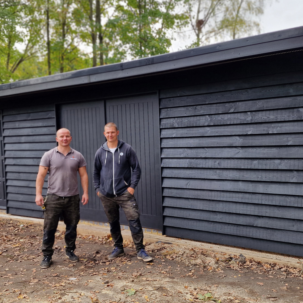 Brothers Carpentry Ltd team working on a project in Kent