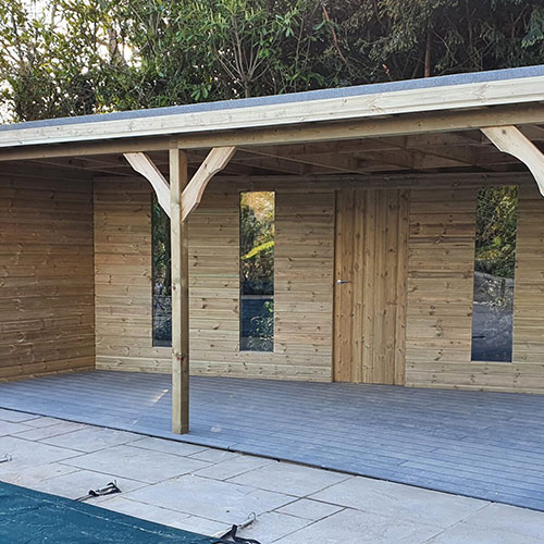 Pool Shed & Deck