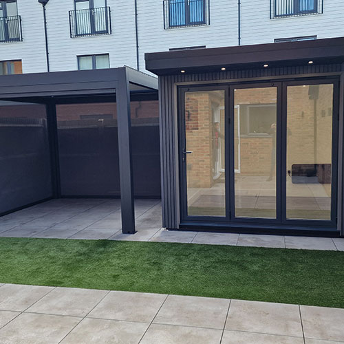 Garden Room, Modern Gazebo And Patio Ashford