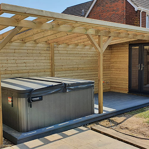 Garden Room With Pergola Ashford