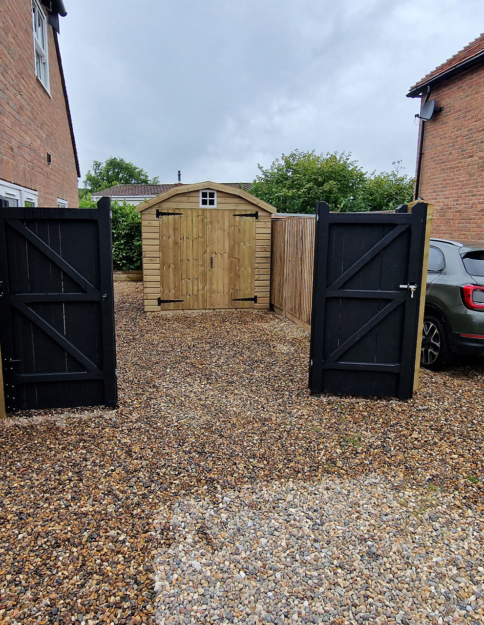 Recent garden shed project by Brothers Carpentry Ltd