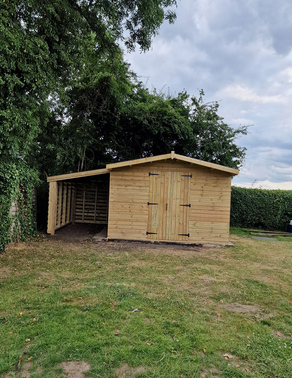 Recent garden shed project by Brothers Carpentry Ltd