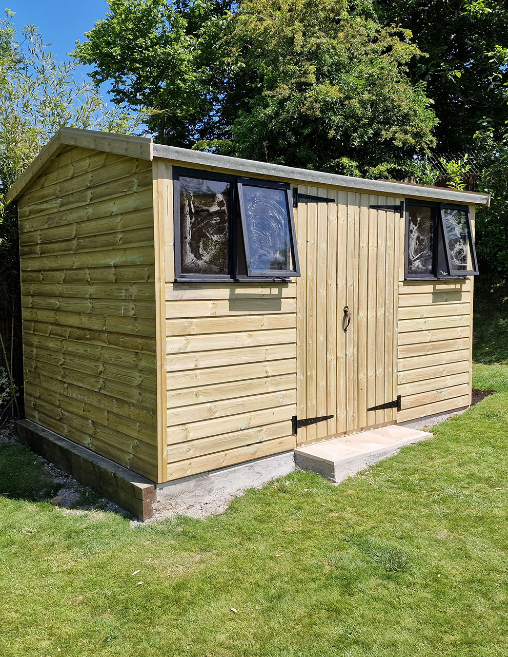 Recent garden shed project by Brothers Carpentry Ltd
