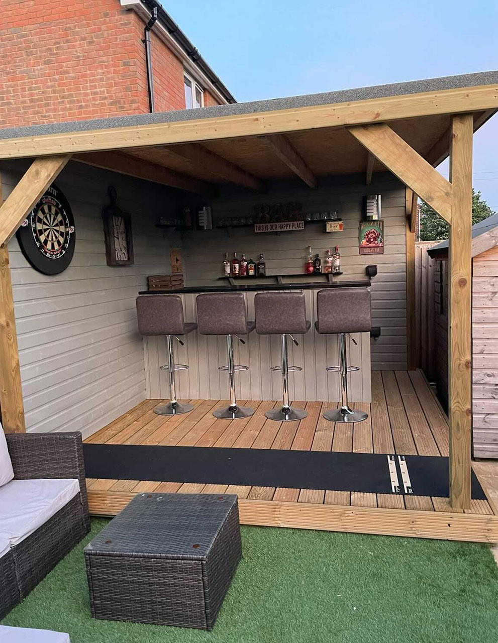 Recent garden shed project by Brothers Carpentry Ltd