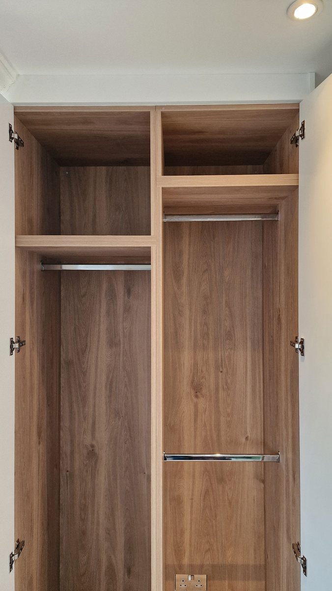 Made to measure fitted wardrobe in a bedroom
